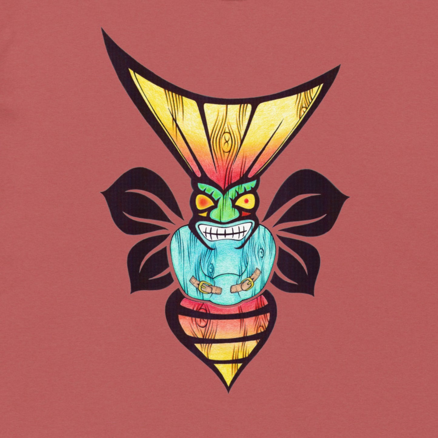 tiki-straitjacket-bee-unisex-t-shirt.jpg