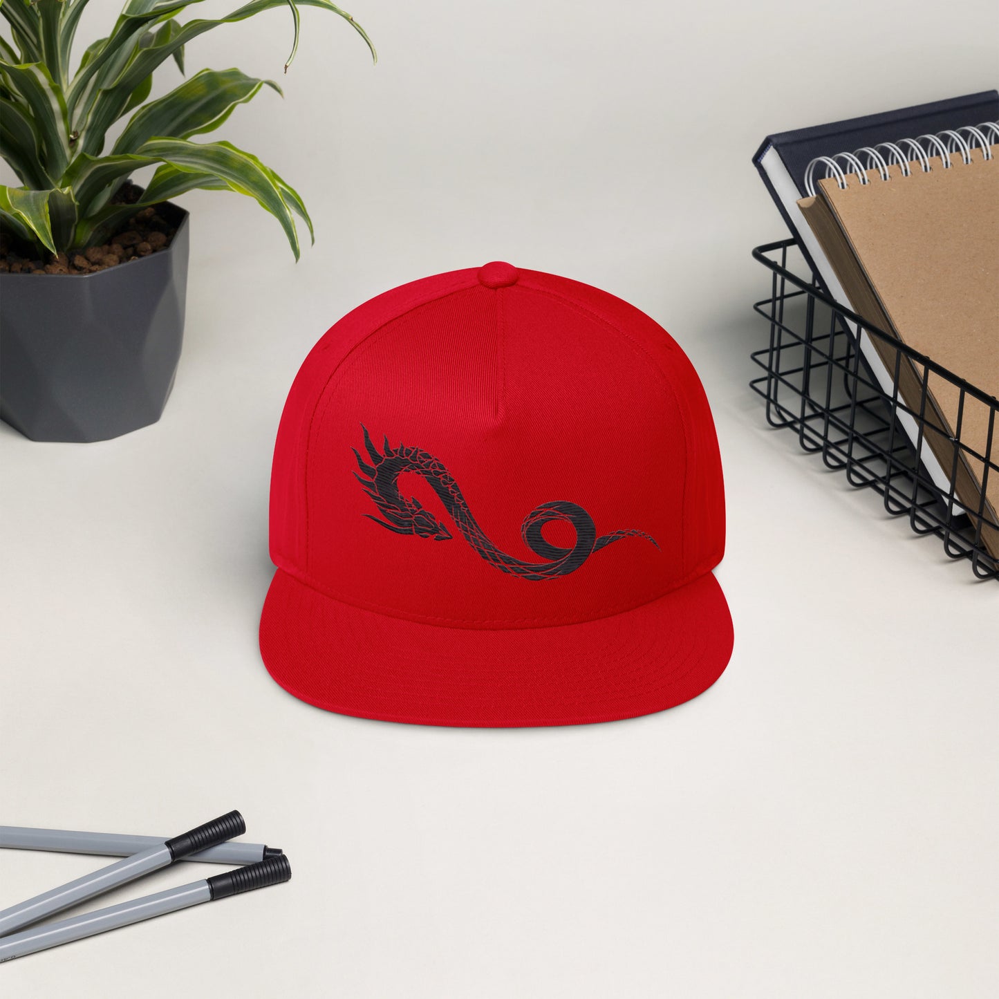 Dragon's Scar Embroidered Snapback Cap