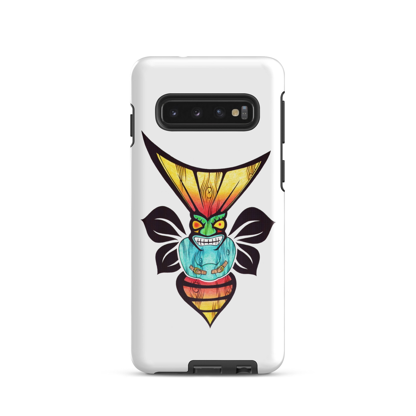 Crazy Tiki Bee Art Tough case for Samsung Galaxy S10®