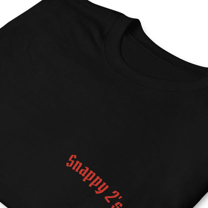 Snappy 2's in Reds T-Shirt (Artwork on Back)