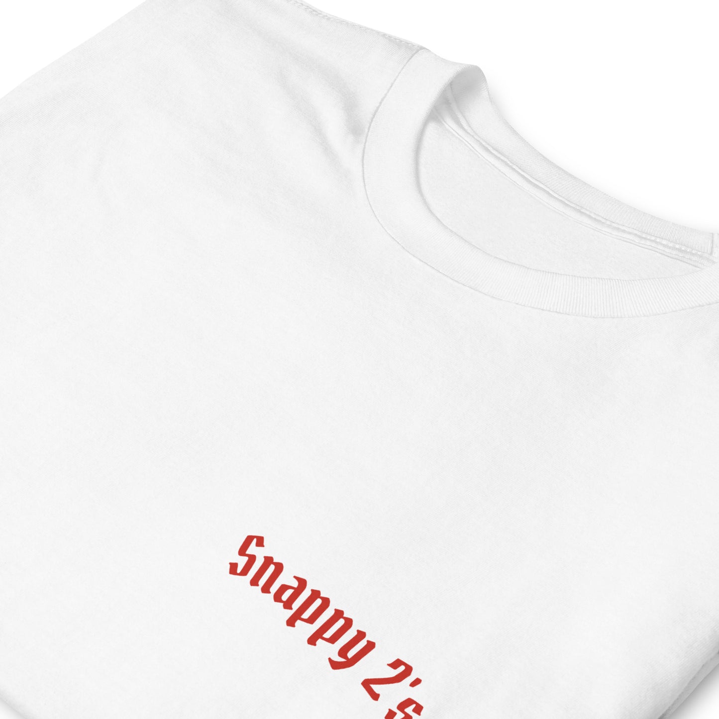 Snappy 2's in Reds T-Shirt (Artwork on Back)