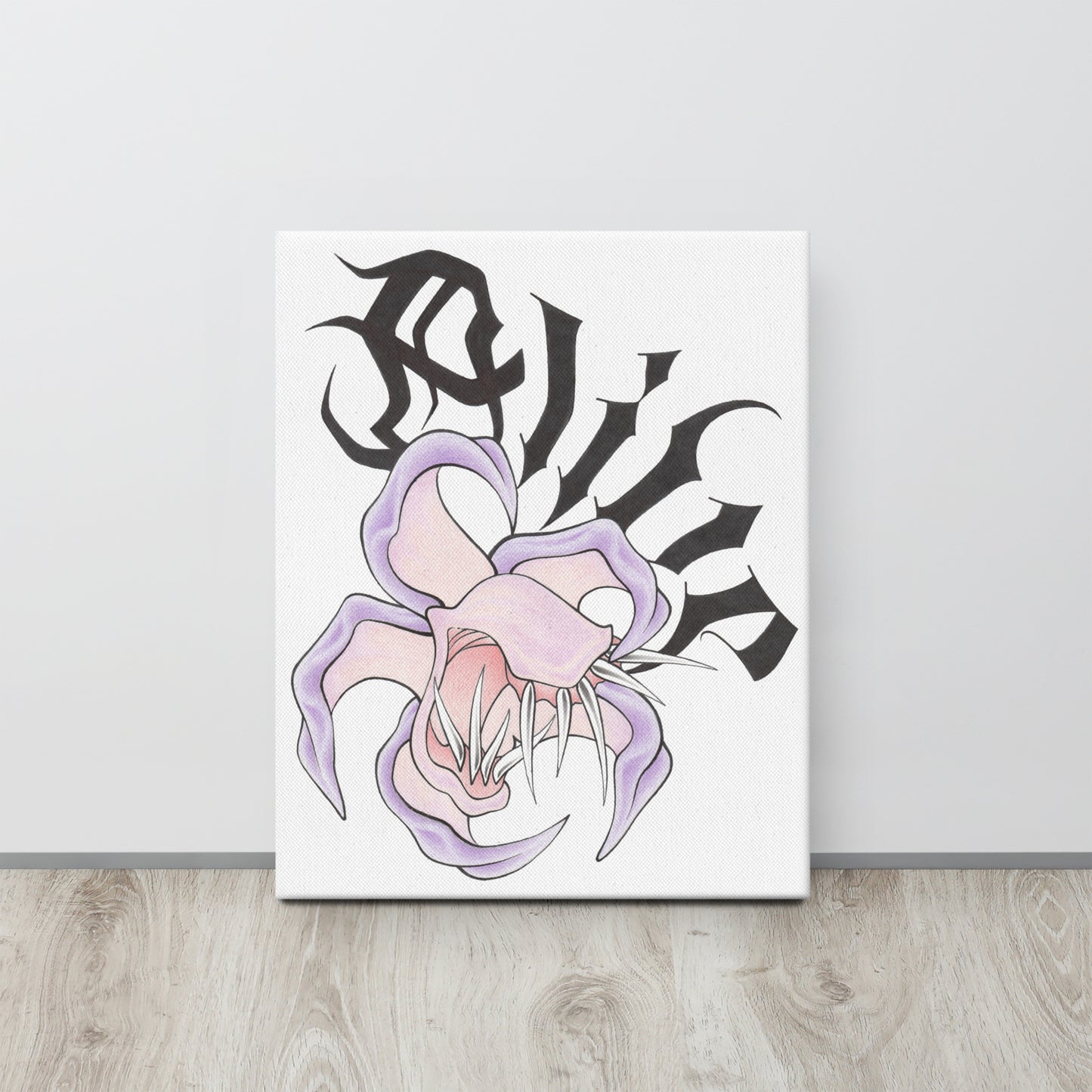 Purple Munch Alive on CANVAS